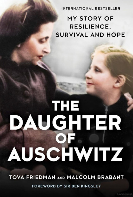 Photo of the book cover of The Daughter of Auschwitz.